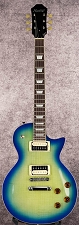 X500 Blueburst LP Style Guitar Mahogany Back Maple Top GFS Pickups- First Quality