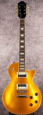 X505 Goldtop LP Style Guitar Mahogany Back GFS Humbuckers, Black Hardware- First Quality     