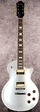X505 Silvertop LP Style Guitar Mahogany Back GFS Humbuckers, Black Hardware- First Quality