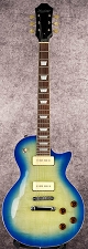 X560 Blueburst, P90 Pickups LP Style Guitar Mahogany Back Maple Top- First Quality 